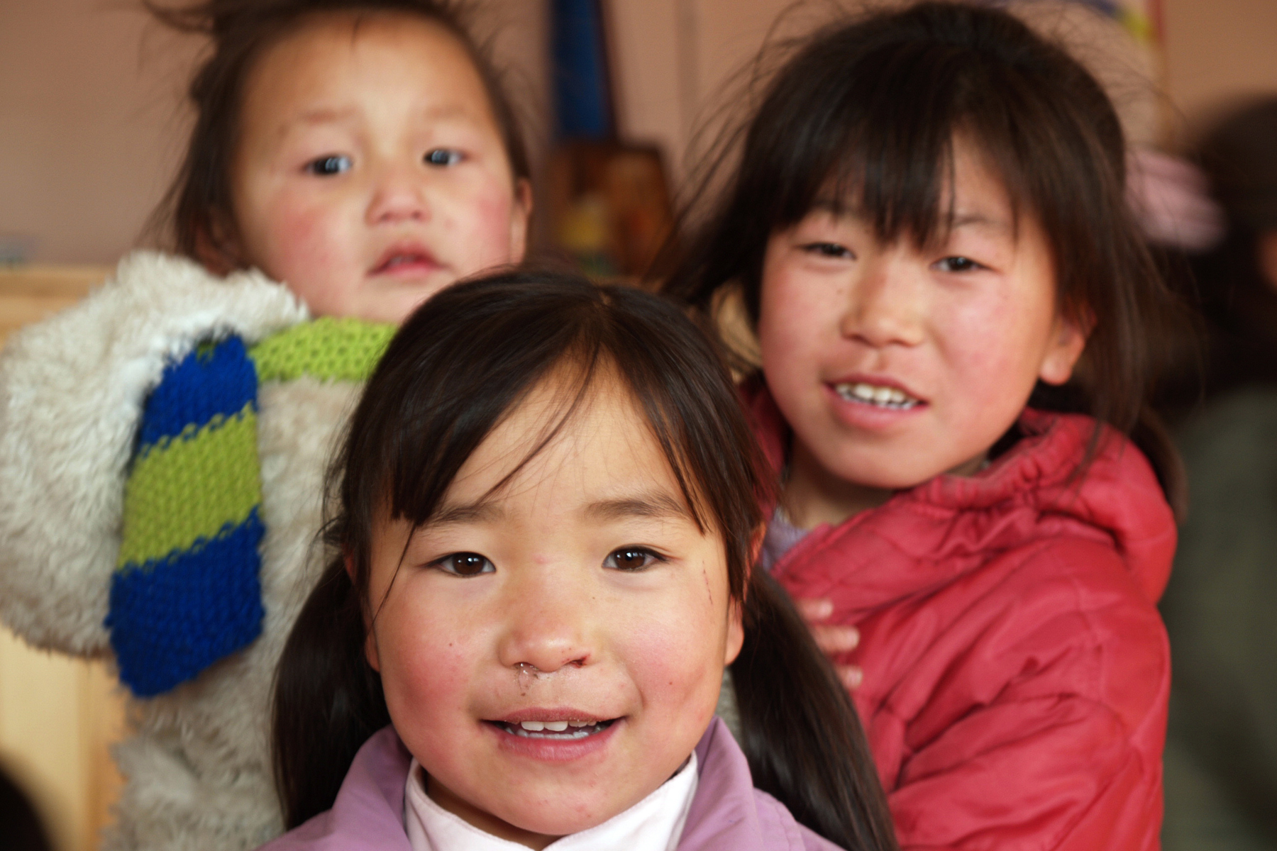 smiling faces mongolia